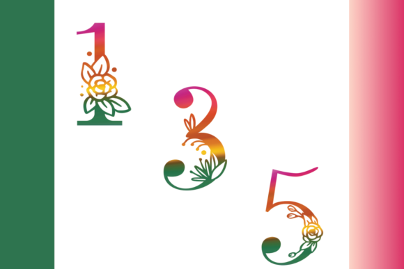 10 Fancy Colorful Rose Numbers: A Versatile Digital Asset for Creative Projects