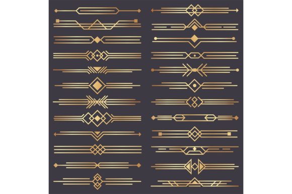 Art Deco Divider: The Timeless Element of Elegant Design