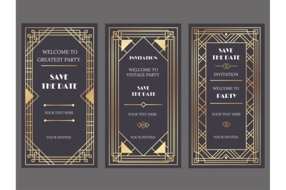 Art Deco Invitation Template: A Timeless Choice for Elegant Events