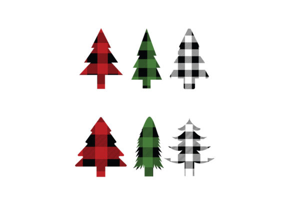 Buffalo Christmas Trees SVG Design