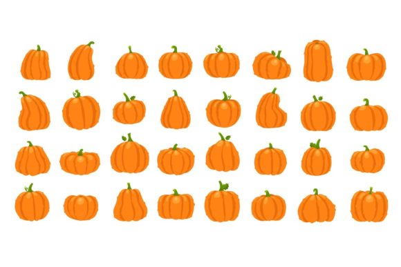 Cartoon Orange Pumpkin: A Versatile Halloween and Autumn Design Element