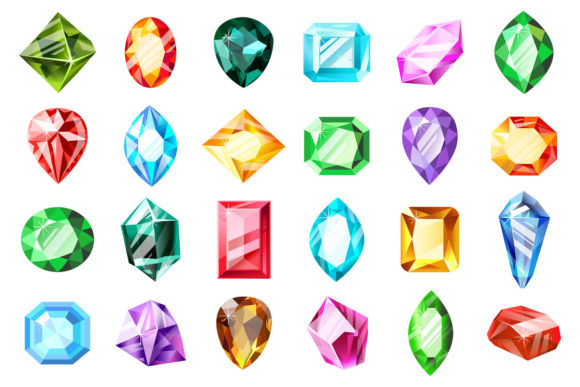 Crystal Jewel Gems: Versatile Assets for Digital Creators
