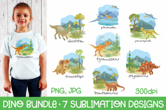 Dino Bundle - 7 Sublimation Designs: A Comprehensive Guide for Creators