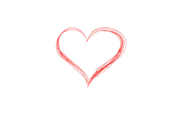 Doodle Hand Drawn Vector Valentine Heart: A Versatile Design Asset for Creative Projects