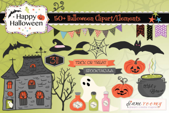 Halloween Fun Clipart Collection for Creative Projects