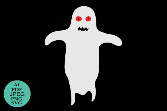 Halloween Spooky Ghost Design