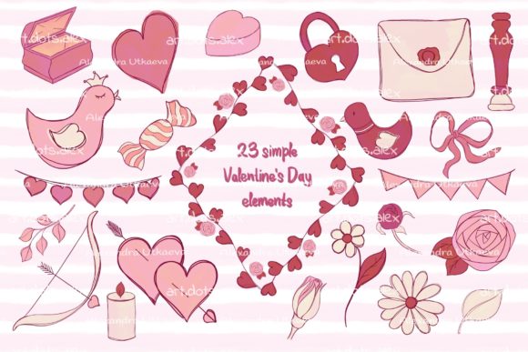 Illustrations Valentine's Day: A Creative Resource for Designers and Creators