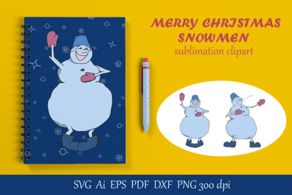 Merry Christmans Snowmen: Premium Assets for Holiday Design