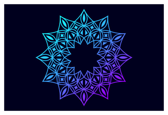 Printable Mandala Floral Style Pattern: A Versatile Design Asset