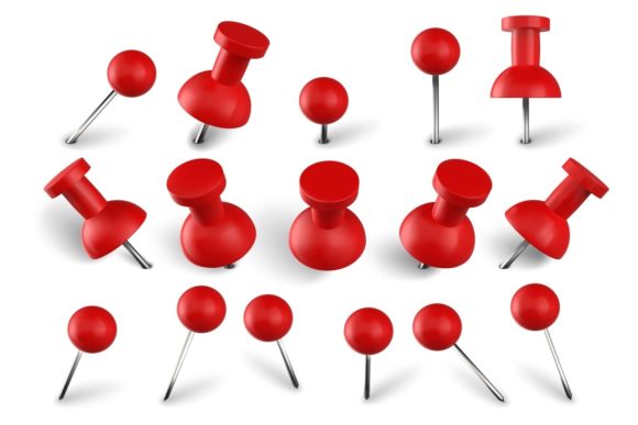 Realistic Red Push Pins: A Comprehensive Evaluation for Design and Office Use