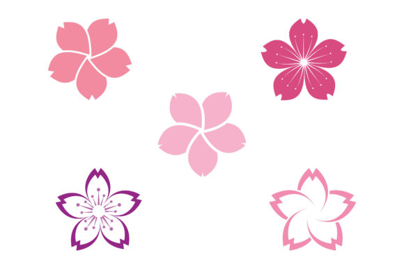 Sakura Flower Icon Logo: A Design Element for Spring Branding