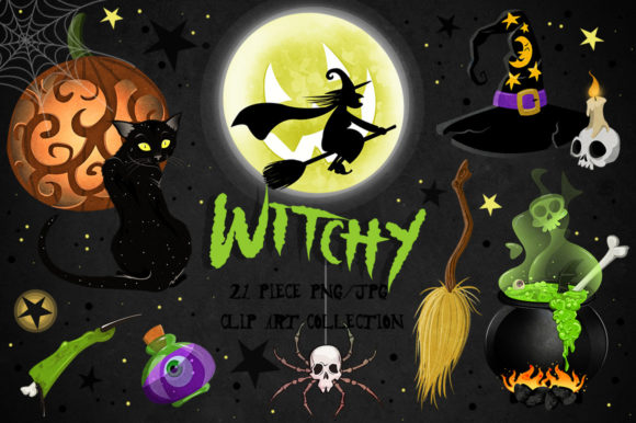 Witch s Brew Fun Halloween Clipart Set: A Comprehensive Evaluation for Digital Creators